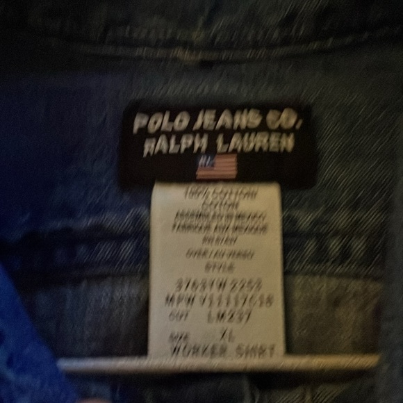 Polo Jeans Company XL Denim Button Down Shirt - Picture 3 of 12